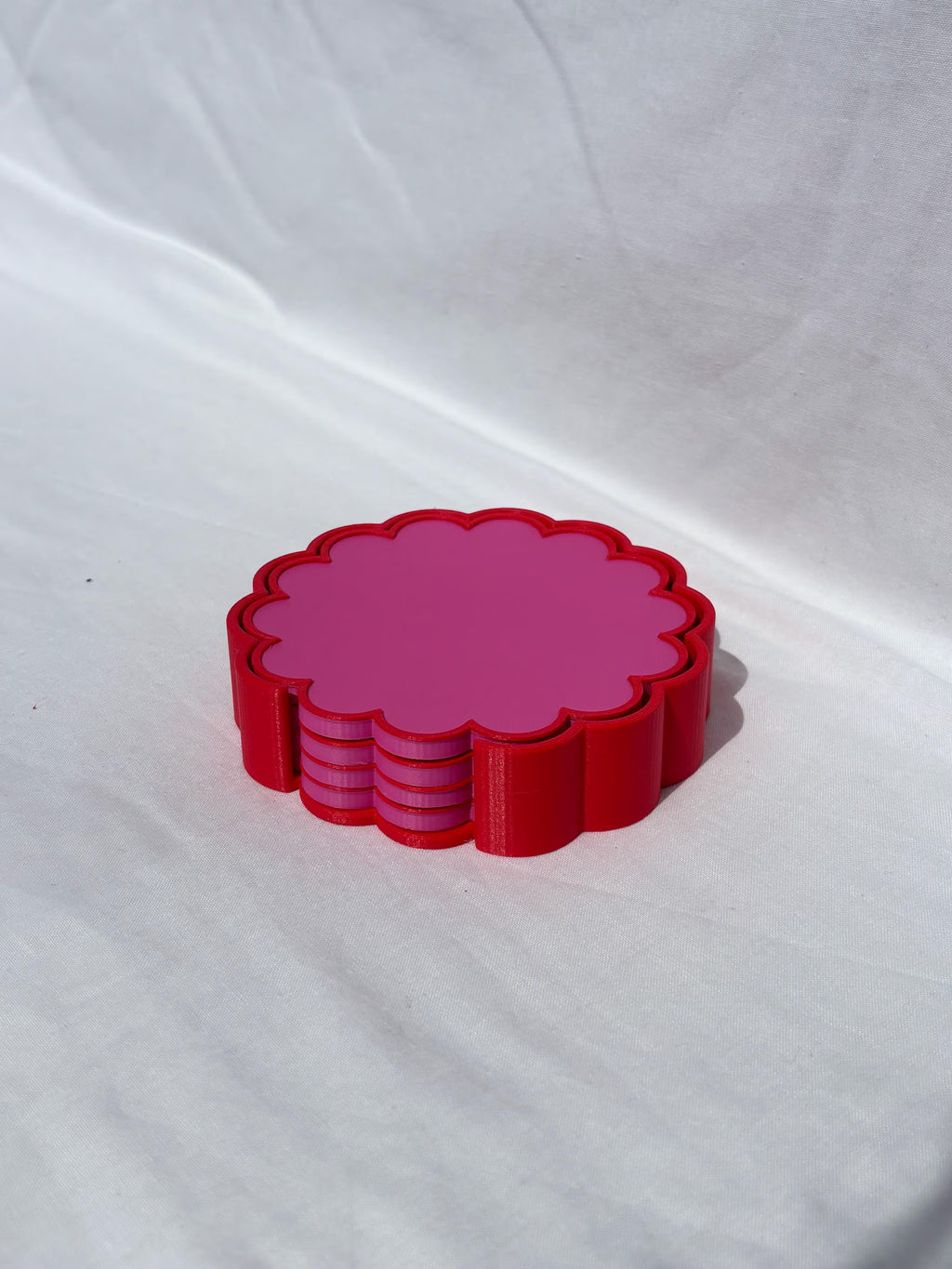 Scalloped Drink Coasters