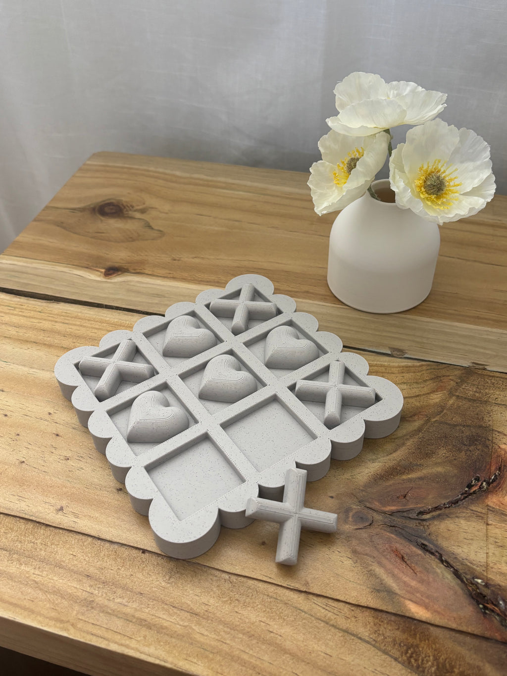 Tic Tac Toe (Noughts and Crosses) Scalloped Set