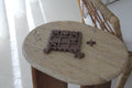Scalloped Chocolate Brown Noughts and Crosses