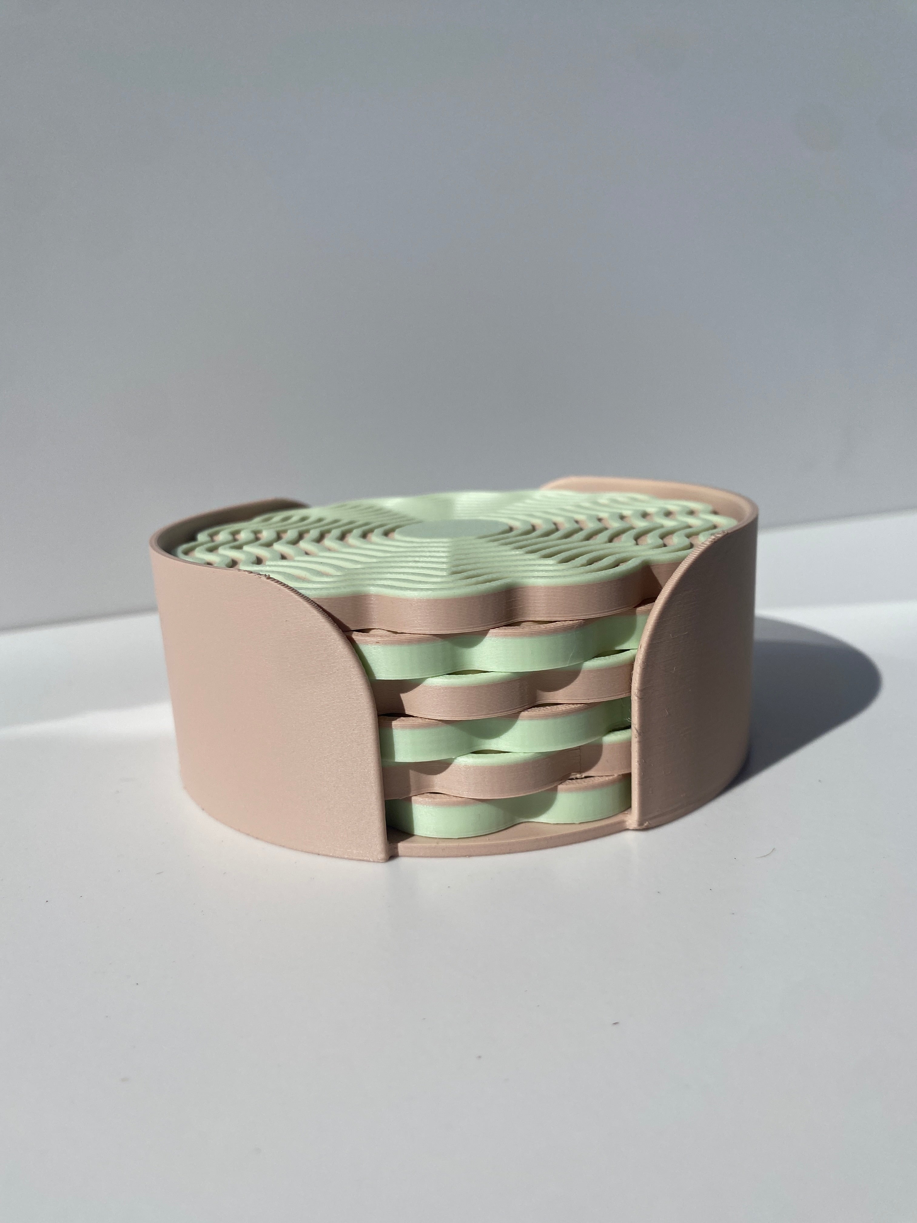 Wavy Scalloped Coasters